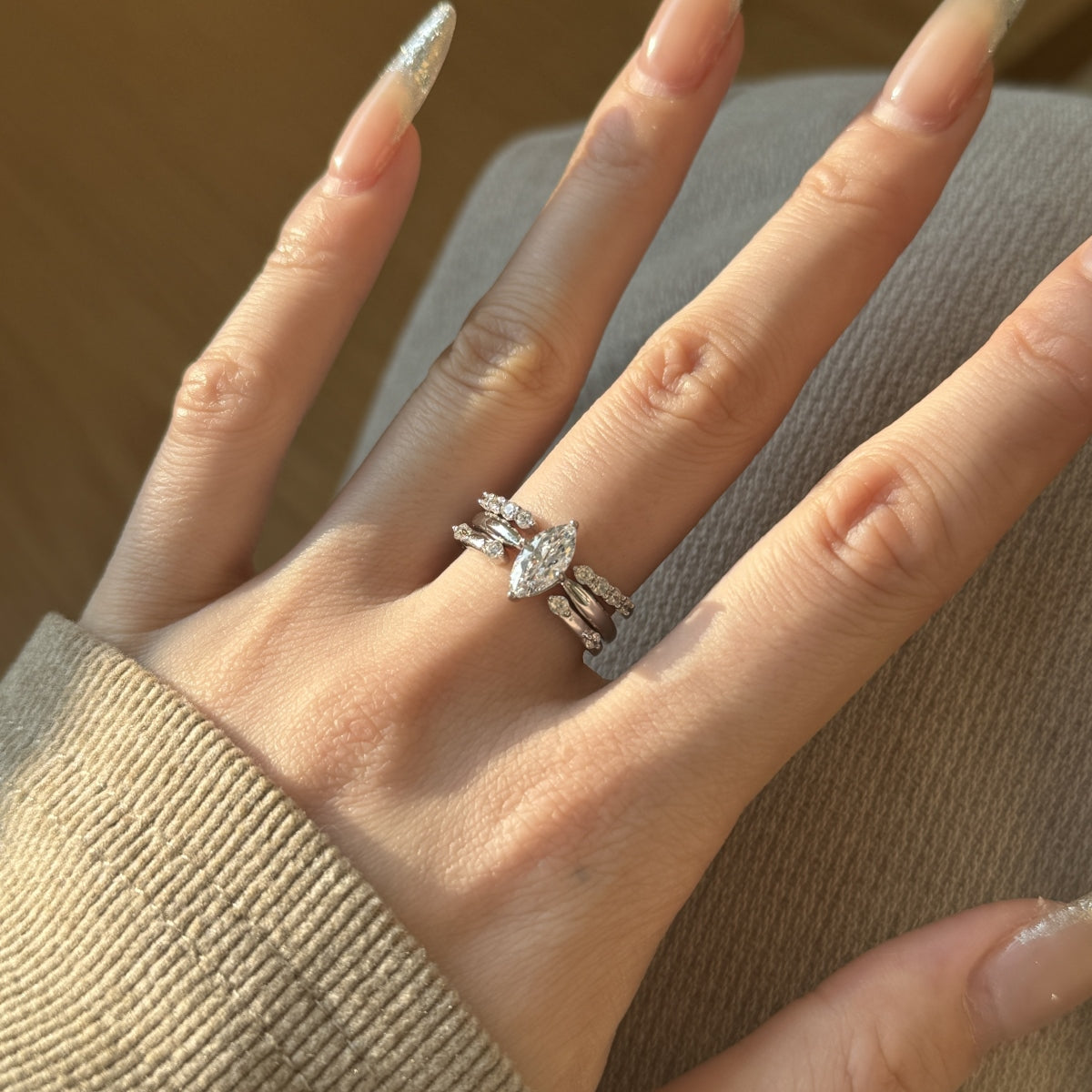 CZ Stacking Ring Set