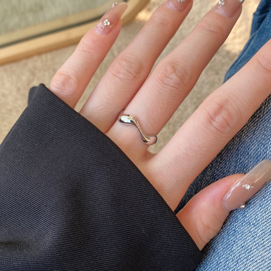 Sculpted Open Ring