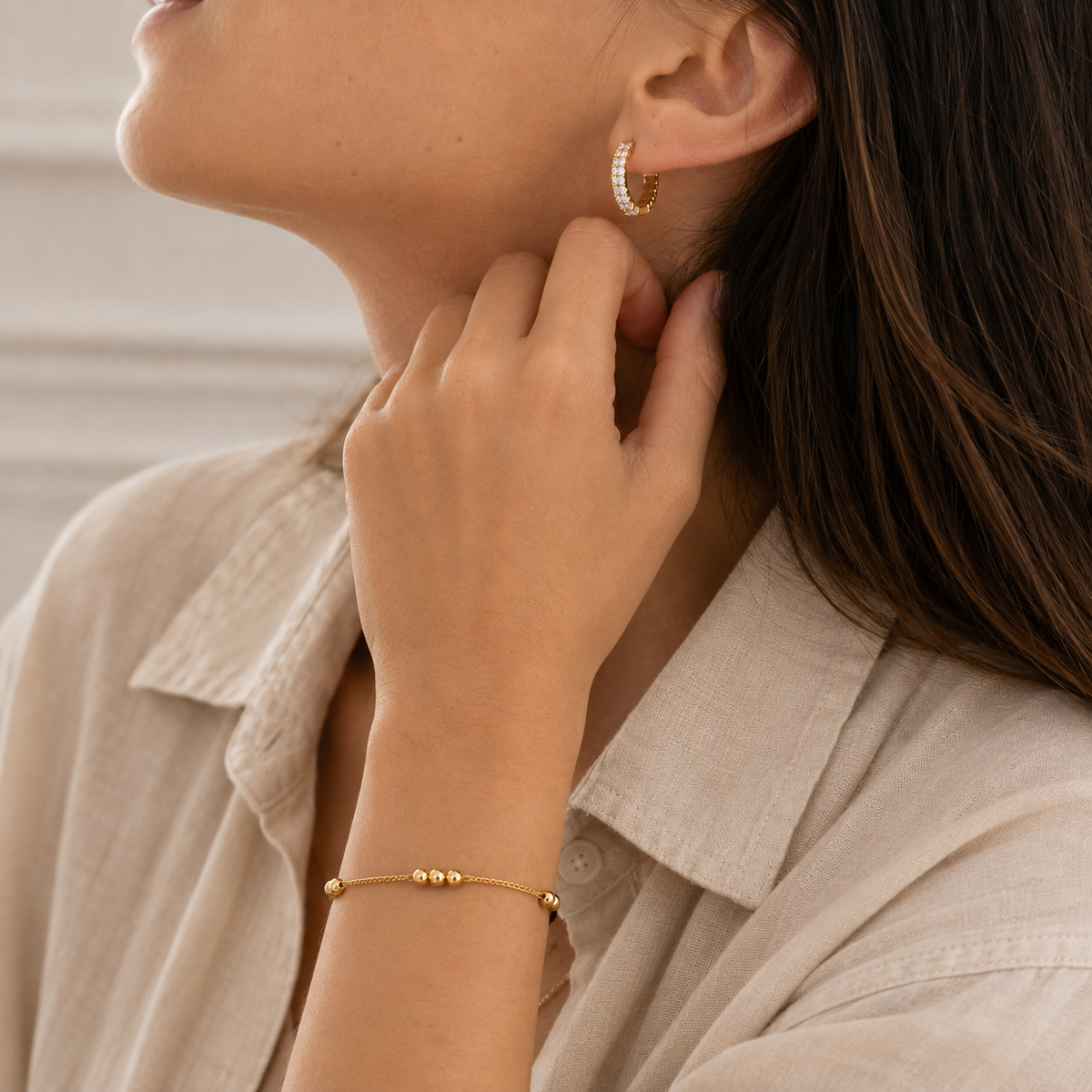 Mini Bead Station Bracelet