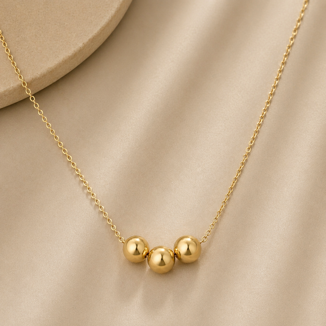 Beaded Trio Necklace