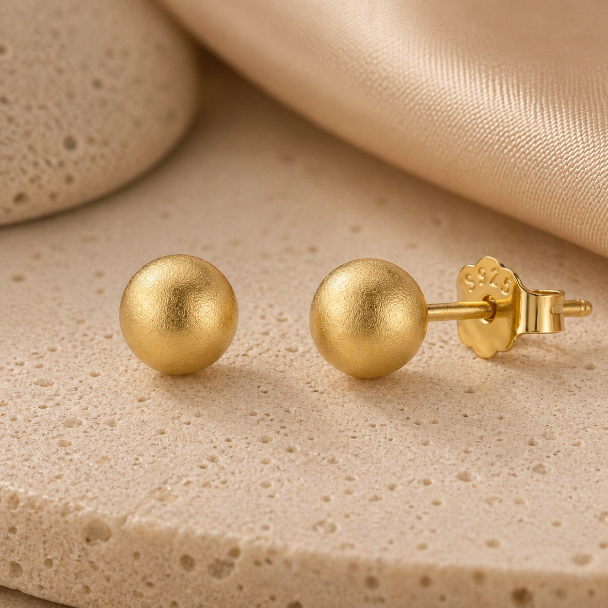 Classic Sphere Stud Earrings