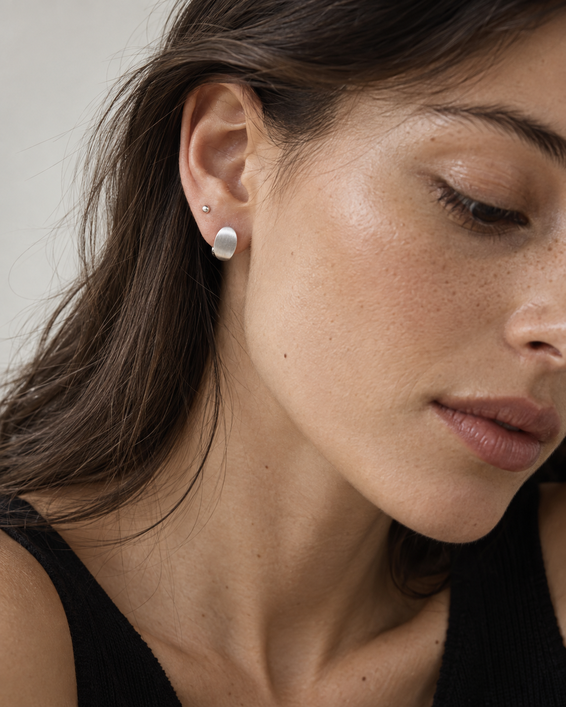 Soft Dome Huggie Hoops