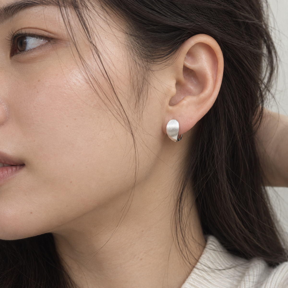 Soft Dome Huggie Hoops