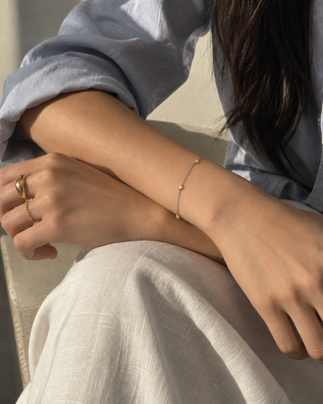 Pulsera de Mini Corazones