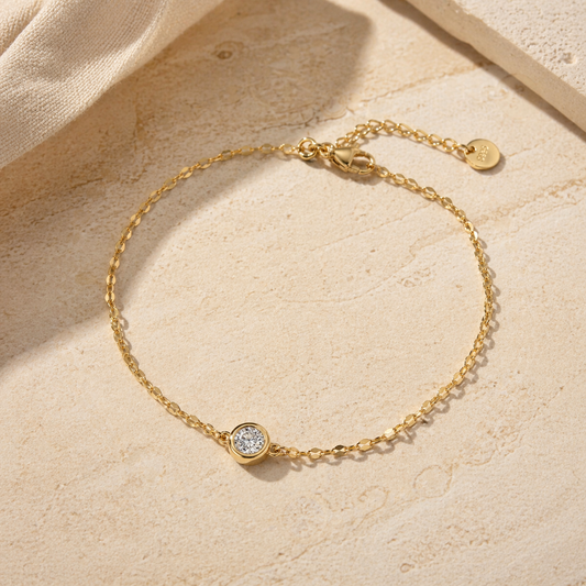 Solitaire Chain Bracelet