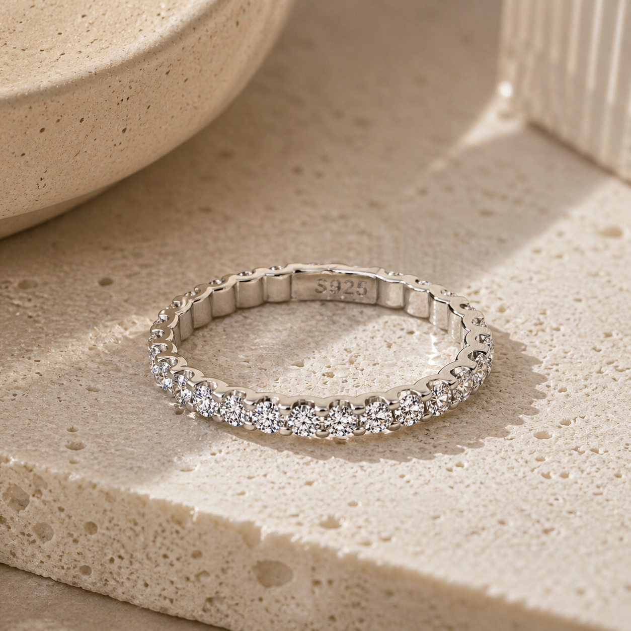 CZ Eternity Band Ring