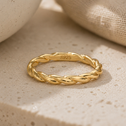 Twisted Rope Band Ring