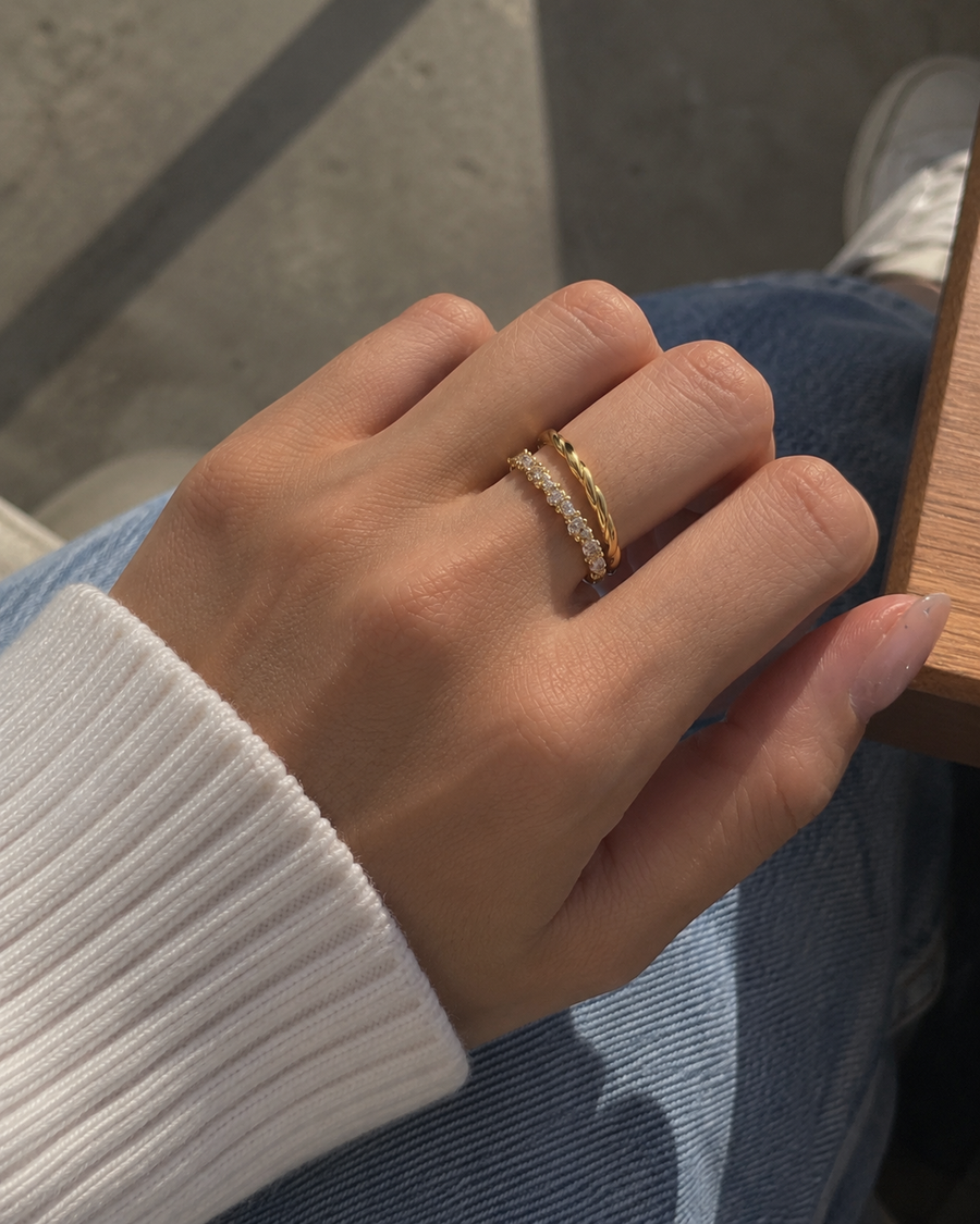 Twisted Rope Band Ring
