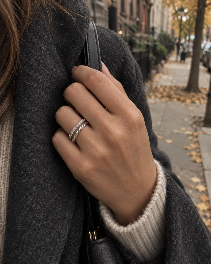 Twisted Rope Band Ring