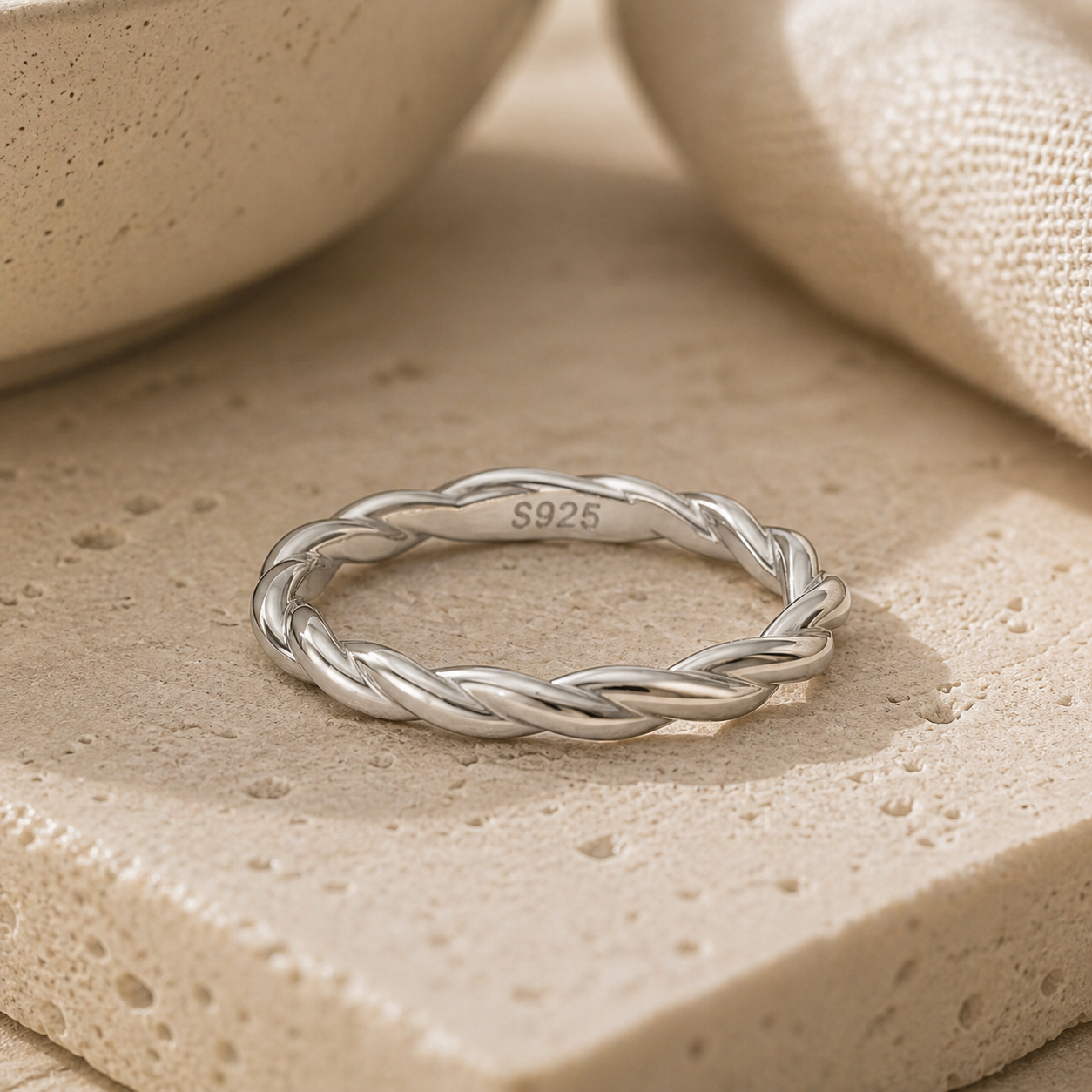 Twisted Rope Band Ring