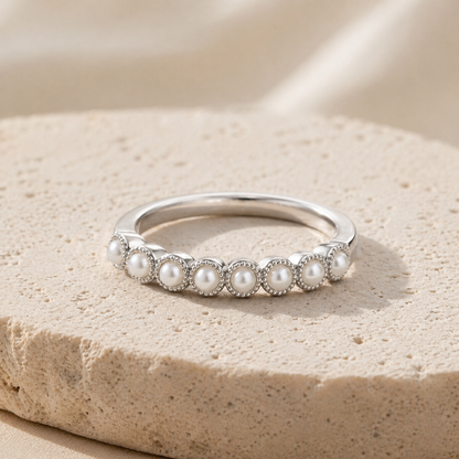 Mini Pearl Station Ring