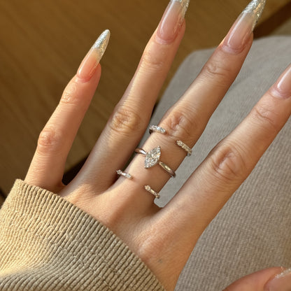 CZ Stacking Ring Set