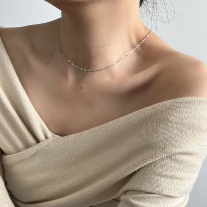 Water Wave Chain Necklace