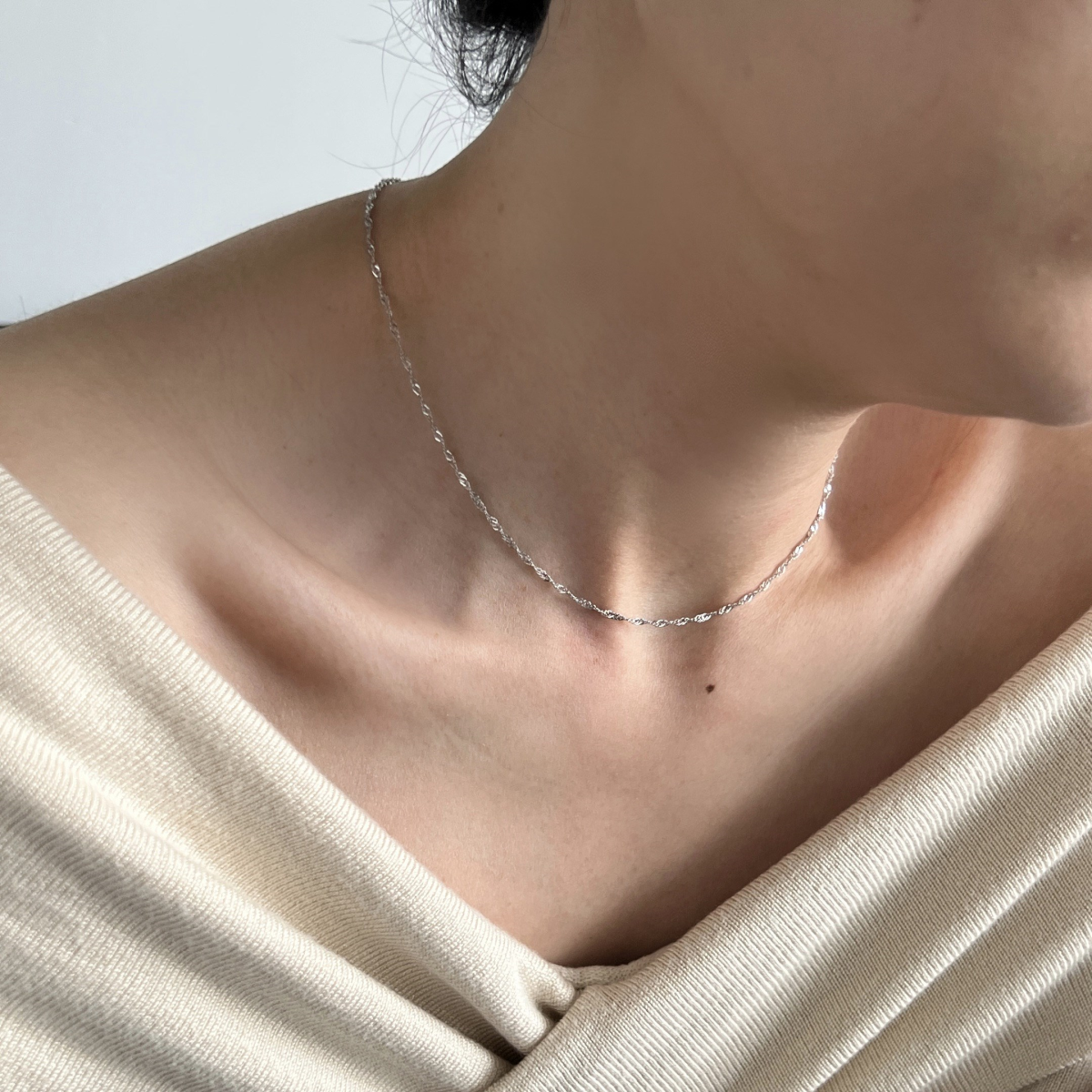 Water Wave Chain Necklace