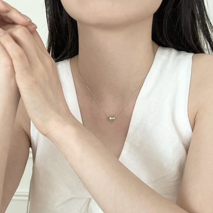 Facet Barrel Necklace