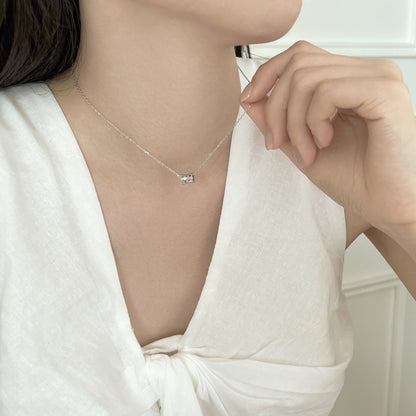 Facet Barrel Necklace