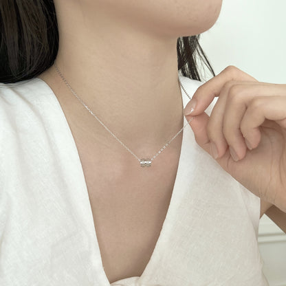 Textured Barrel Necklace