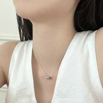 Textured Barrel Necklace