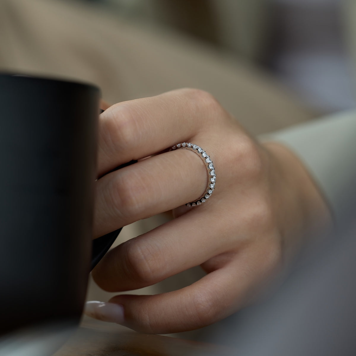 CZ Eternity Band Ring