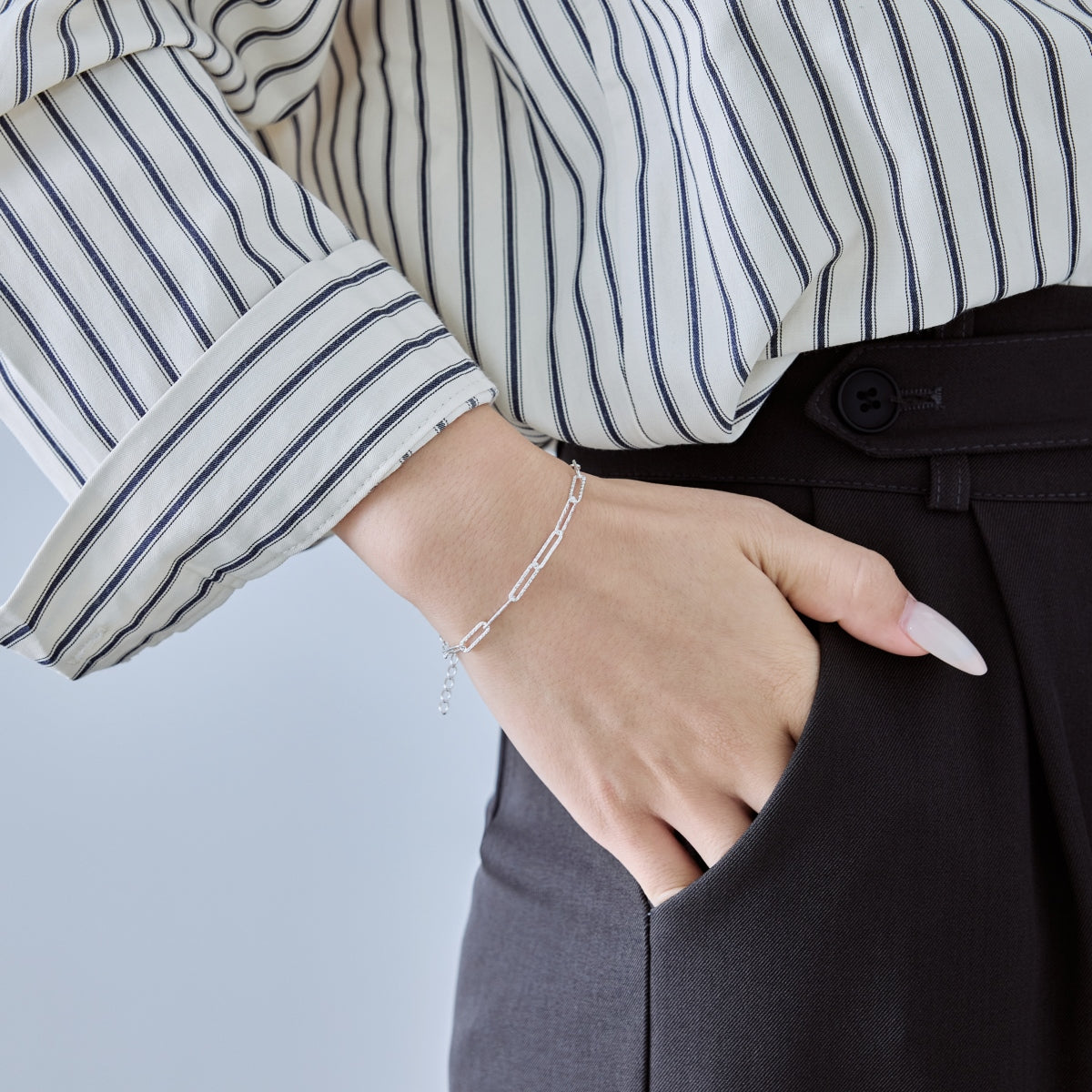 Slim Link Adjustable Bracelet