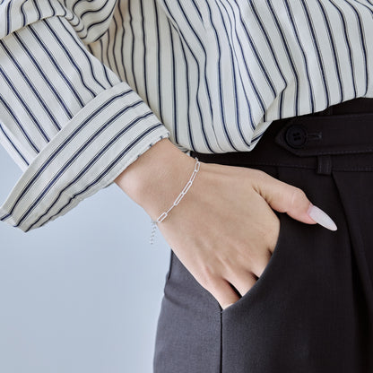 Slim Link Adjustable Bracelet