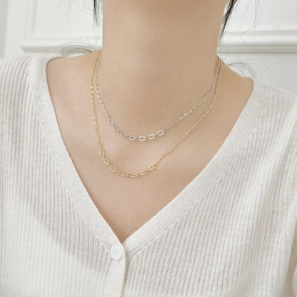 Oval Link Chain Necklace