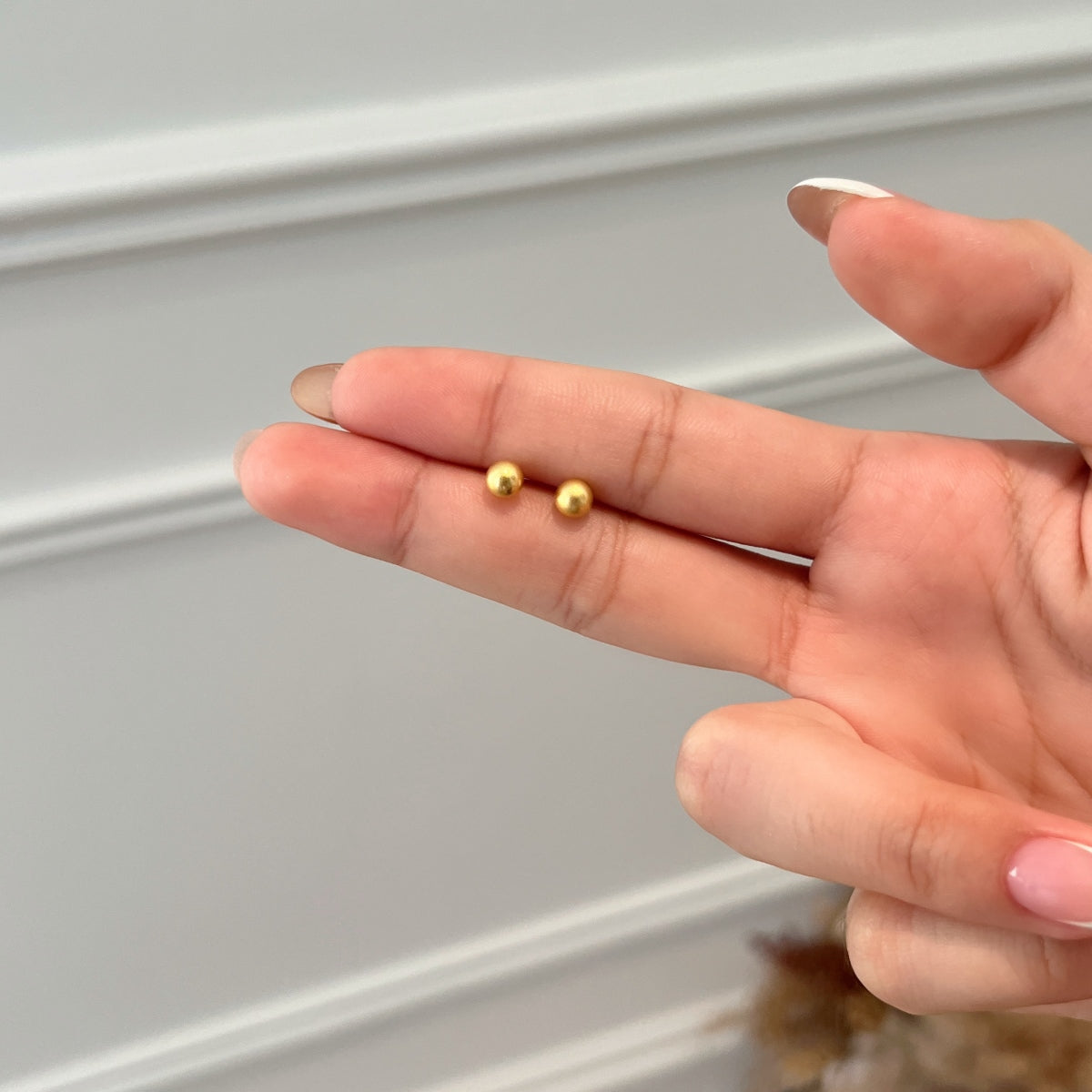 Classic Sphere Stud Earrings