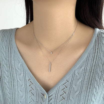 Bar Drop Necklace