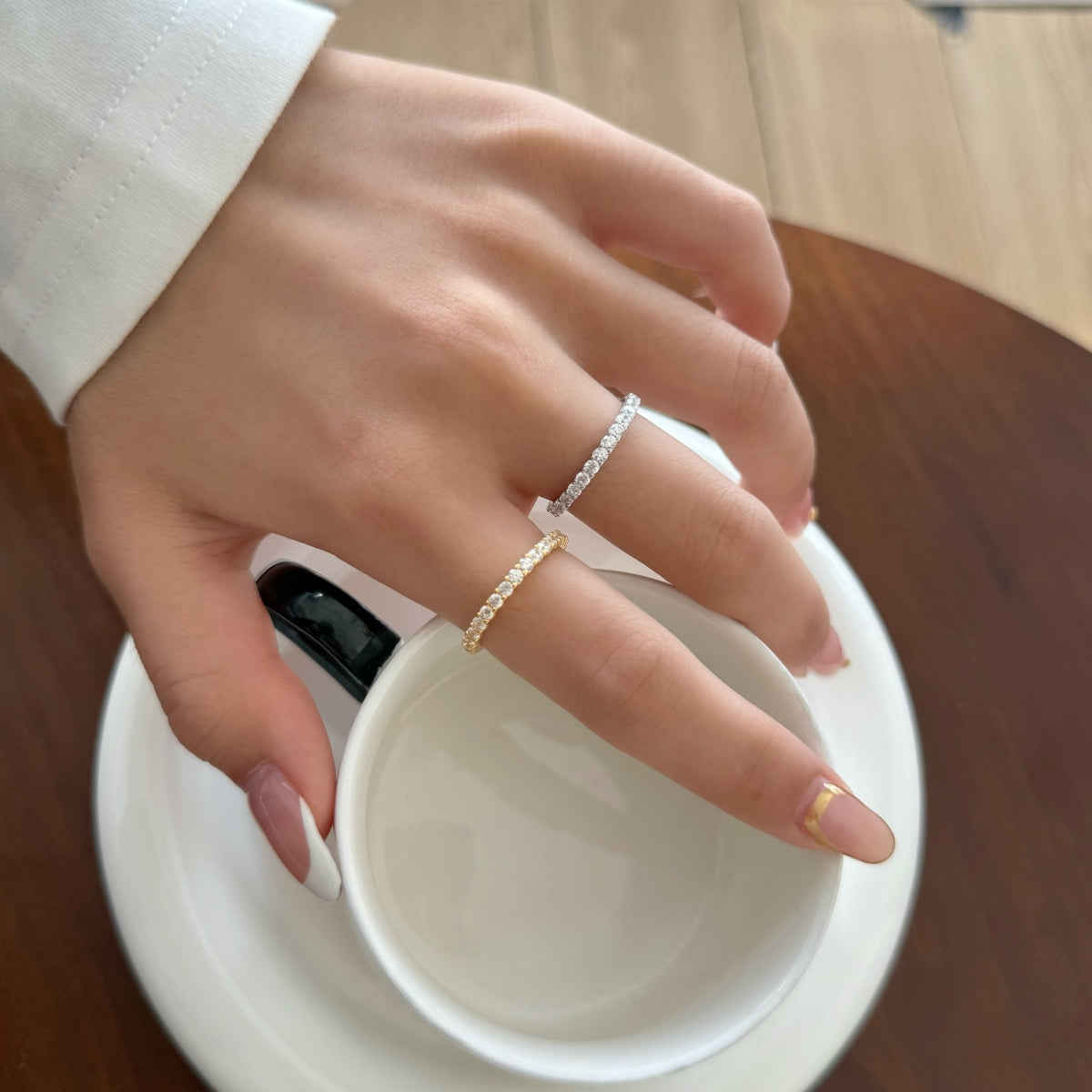 CZ Eternity Band Ring