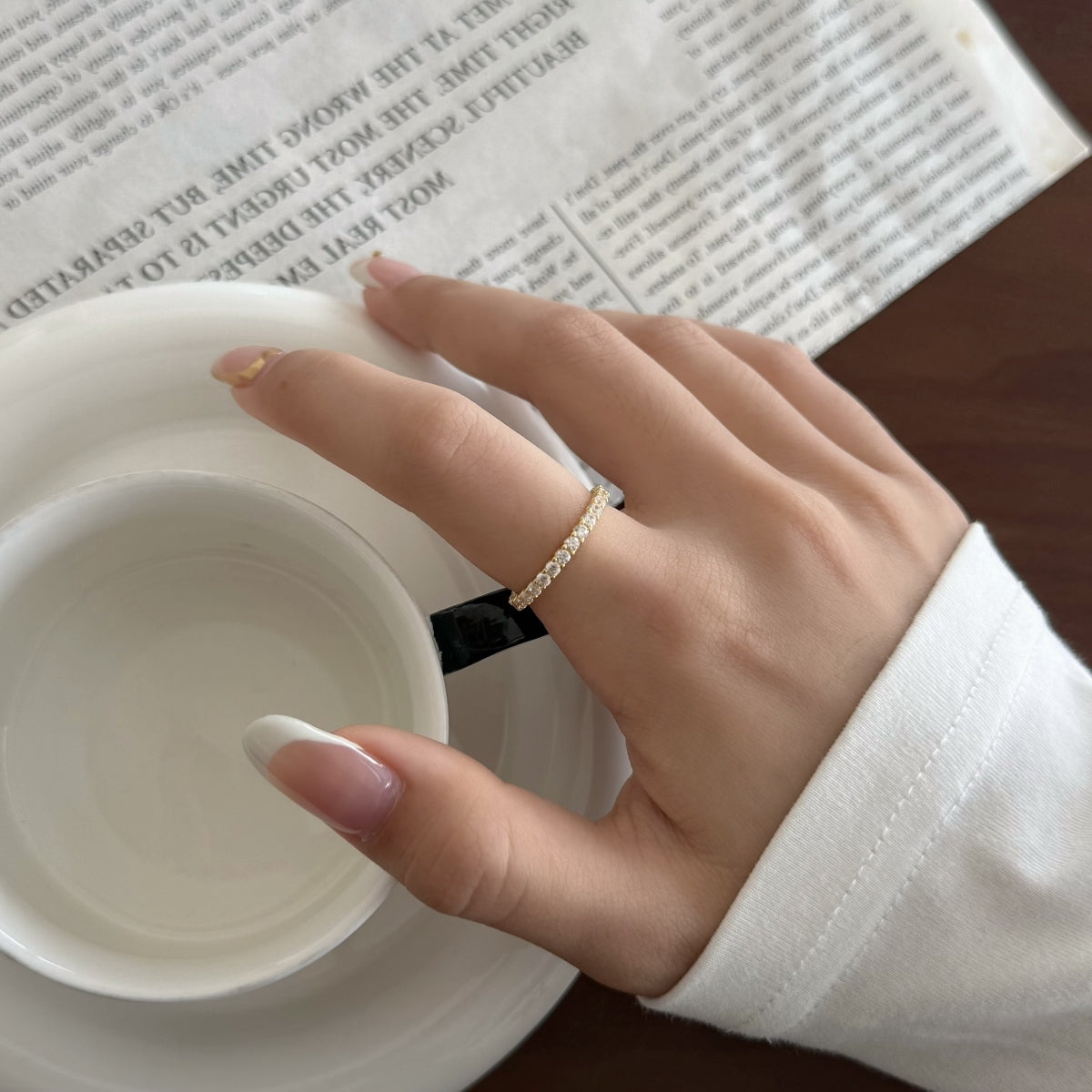 Anillo Eternidad Pavé