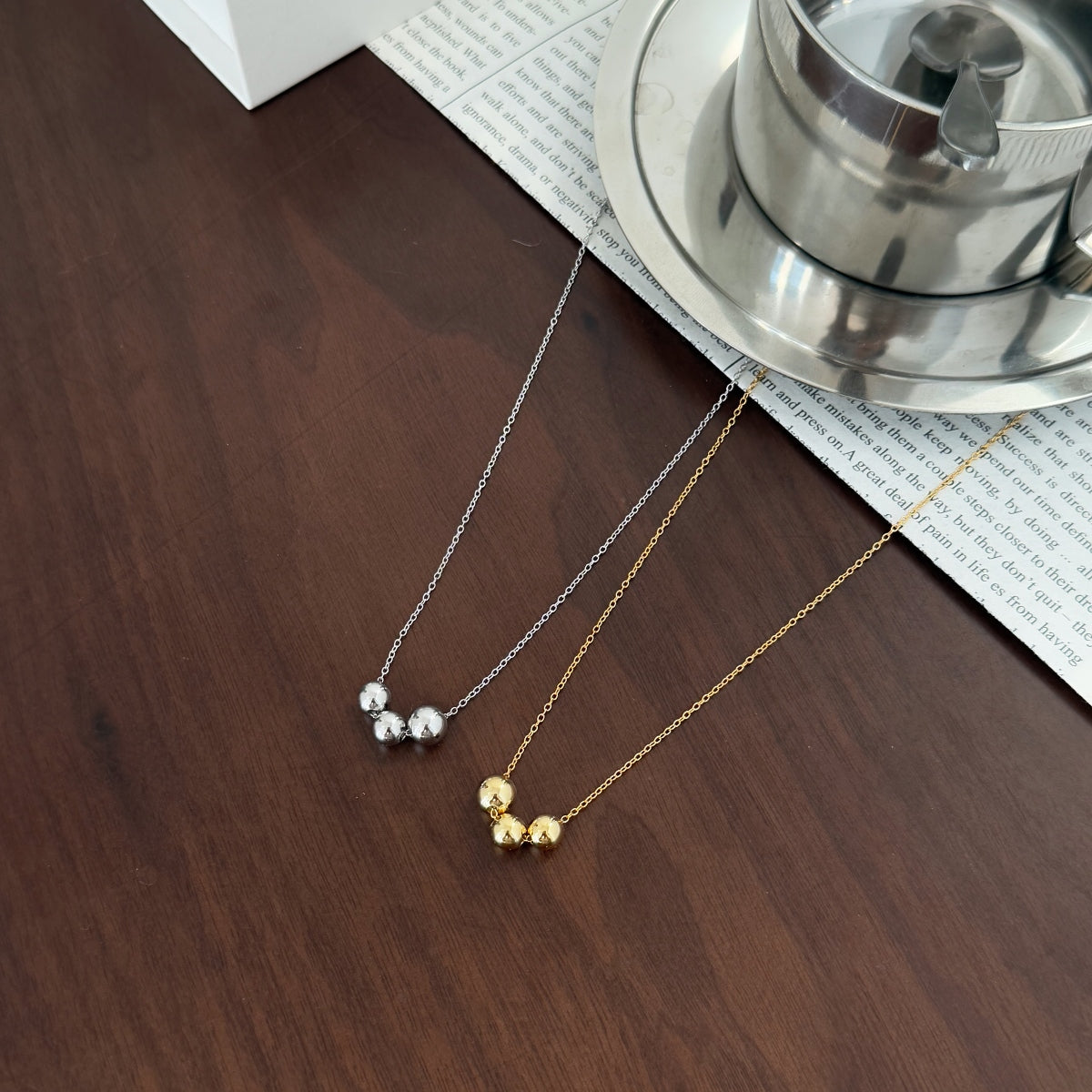 Beaded Trio Necklace
