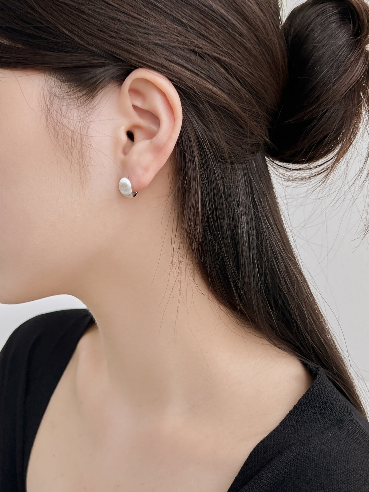 Soft Dome Huggie Hoops